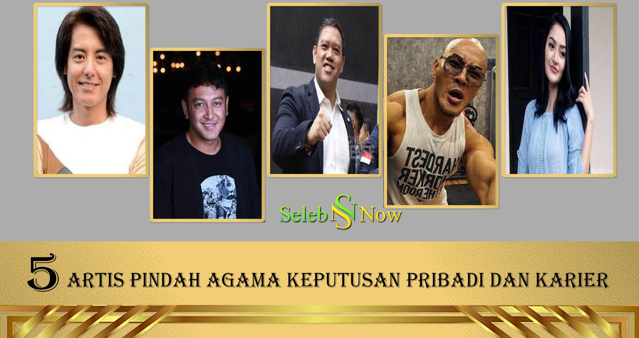 5 Artis Pindah Agama