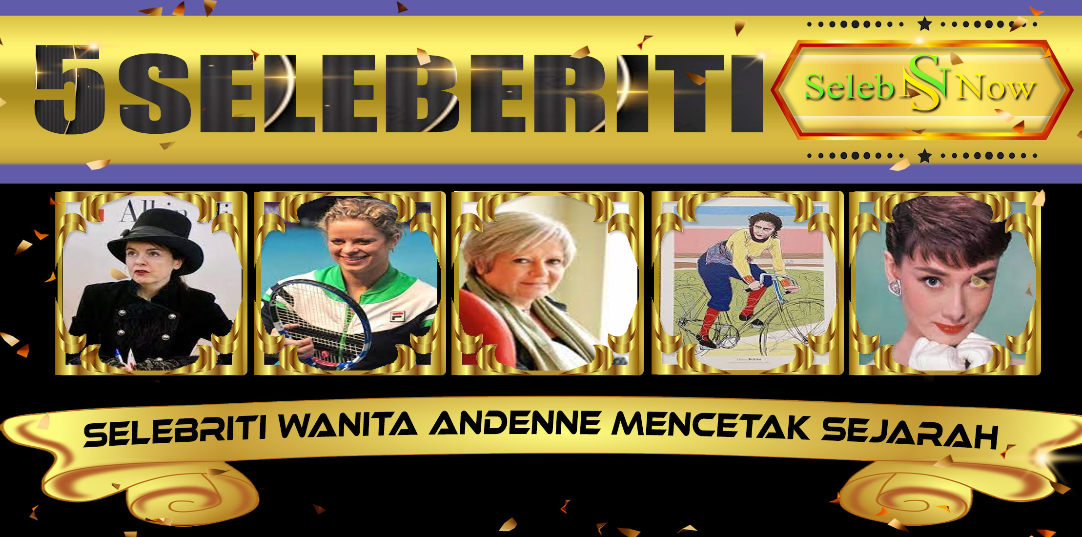 5 Selebriti Wanita Andenne