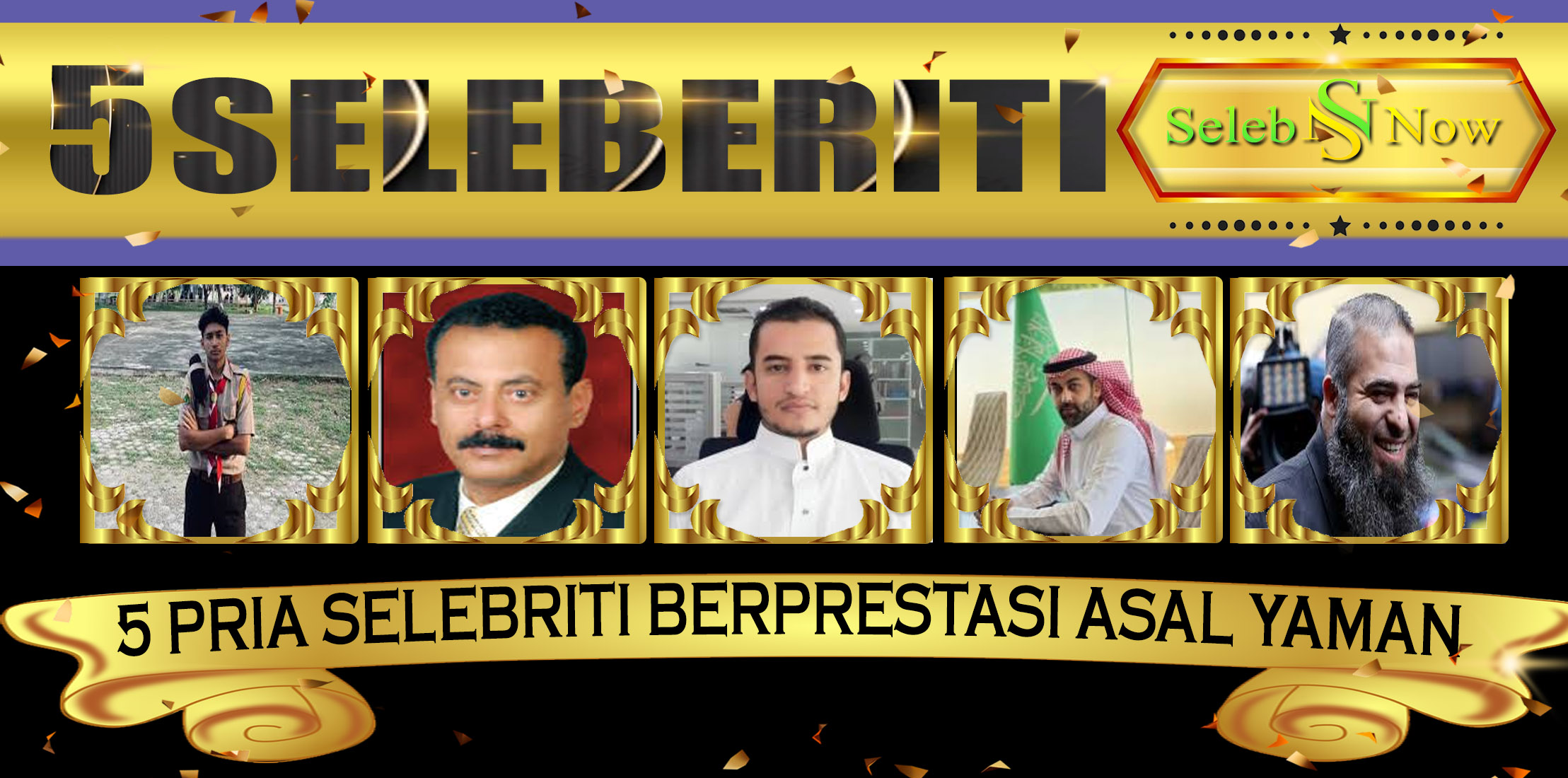 5 Pria Selebriti Berprestasi